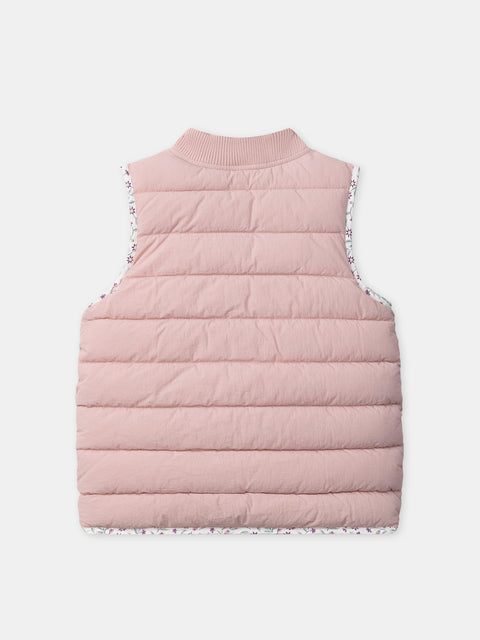 Pink Micropolar Lined Gilet