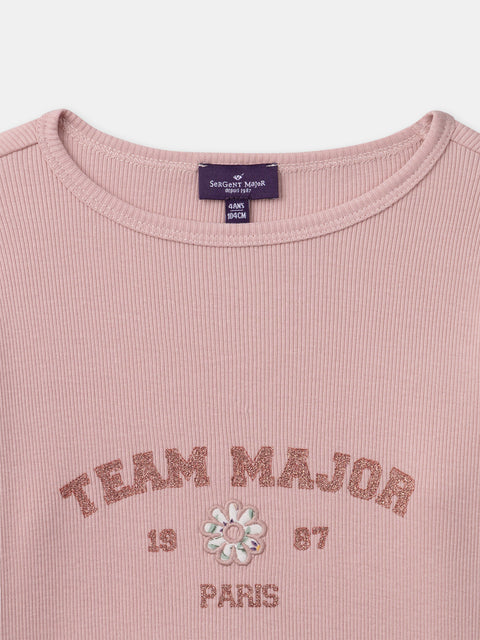 Pink Cotton T-shirt
