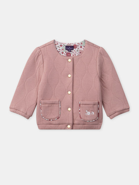Pink Cotton Rich Cardigan