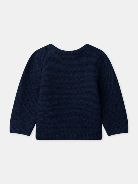 Navy Goose Applique Jumper