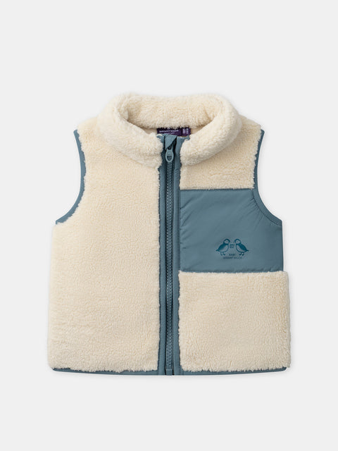 Cream Faux Sheepskin Gilet