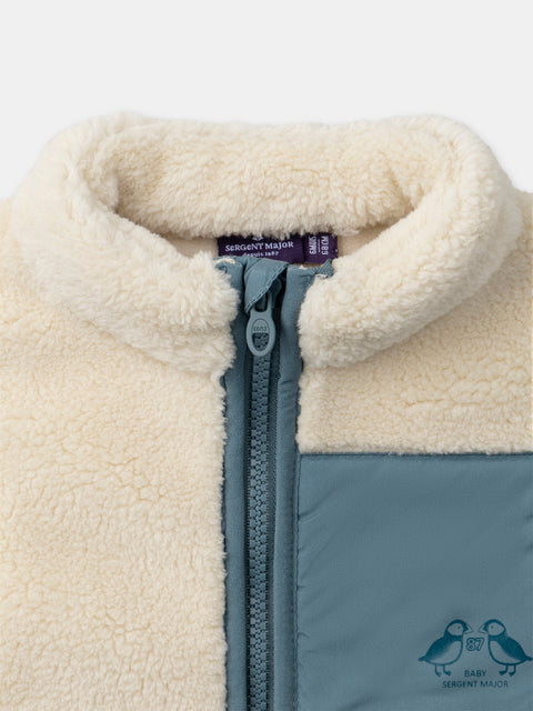 Cream Faux Sheepskin Gilet