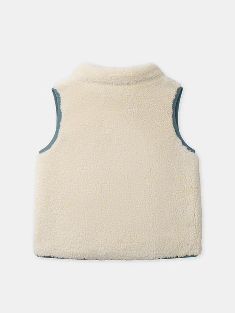 Cream Faux Sheepskin Gilet