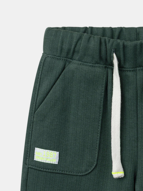 Lined Green Cotton Trousers