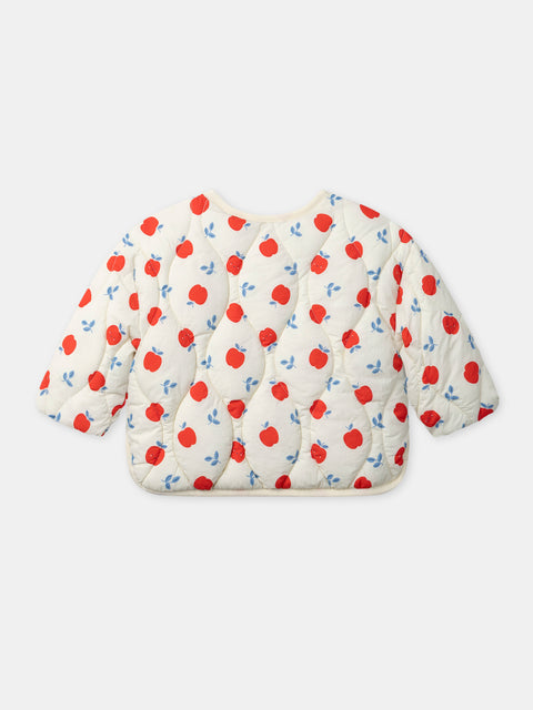 Quilted Apple Print Jacket