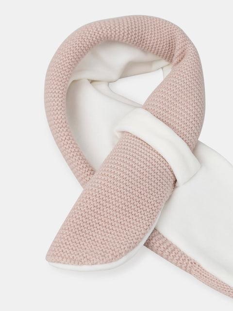 Lined Pink Scarf
