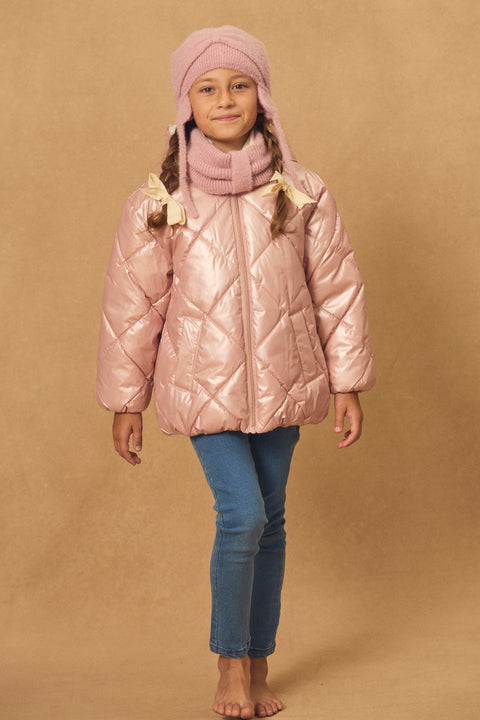 Pink Bow Snood