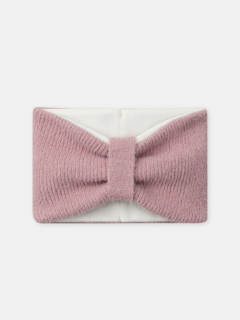 Pink Bow Snood