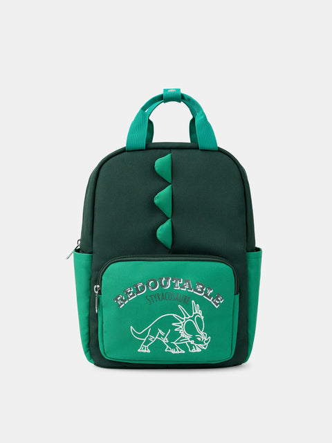 Green Dinosaur Print Backpack