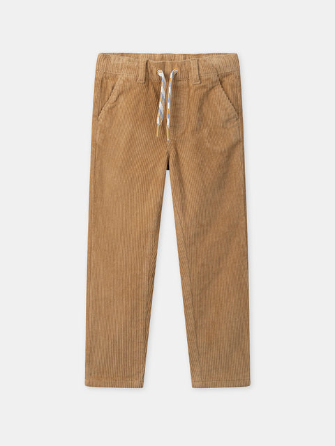 Jersey Lined Corduroy Trousers