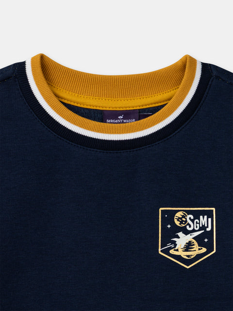 Navy Cotton Rich Sweatshirt