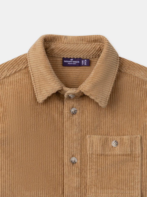 Camel Corduroy Shirt