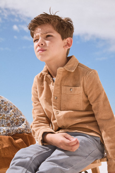 Camel Corduroy Shirt