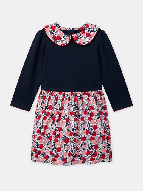Lined Apple Print Dress