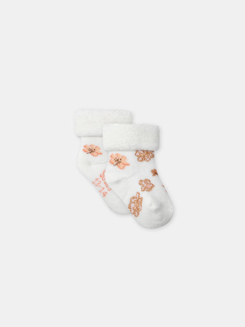 Newborn 2 Pack Cotton Rich Socks