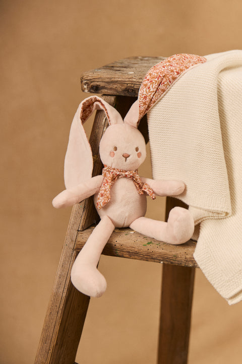 Pink Velour Toy Rabbit