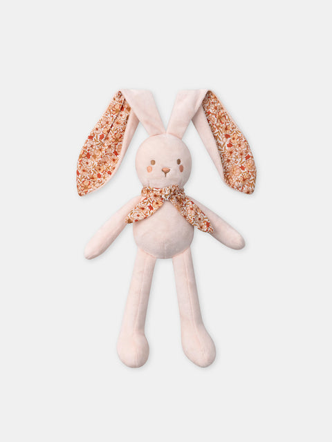 Pink Velour Toy Rabbit