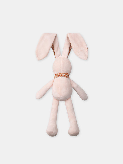 Pink Velour Toy Rabbit