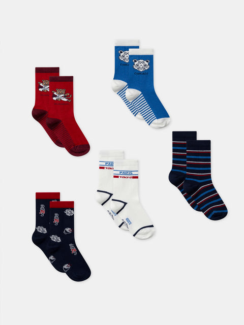 5 Pack Cotton Rich Socks