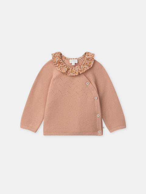 Newborn Cotton Rich Jumper With Matching Leggings & Socks