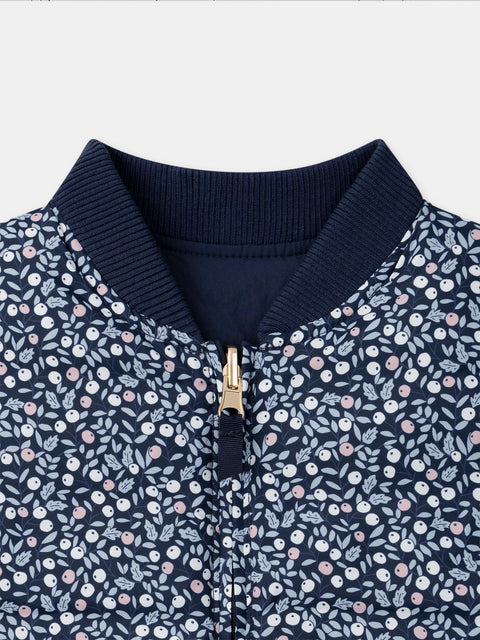 Navy Reversible Sleeveless Jacket