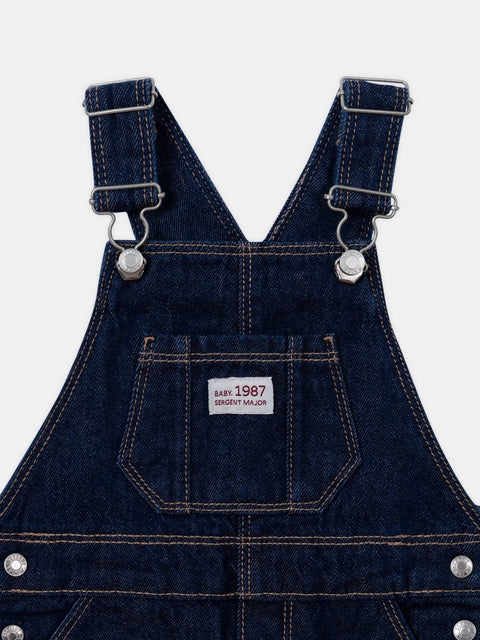 Blue Denim Dungarees
