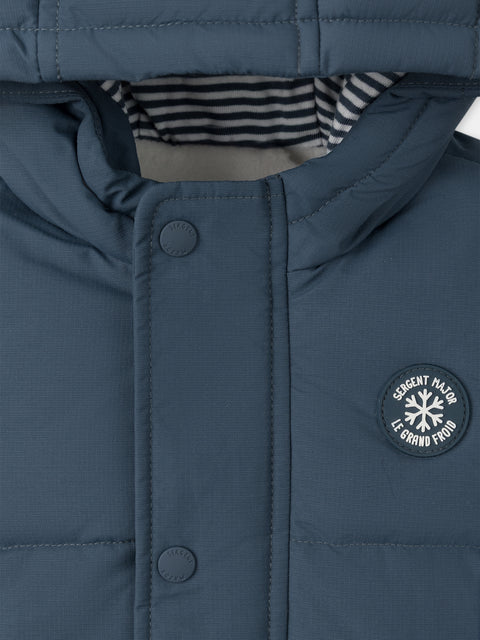 Green Mircropolar Lined Hooded Coat