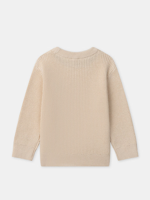 Cream Cable Cotton Rich Jumper