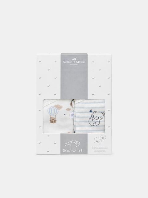 Newborn 2 Pack Cotton Bodysuits