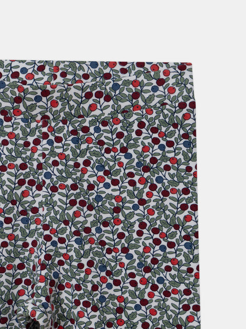 Berry Print Cotton Modal Leggings