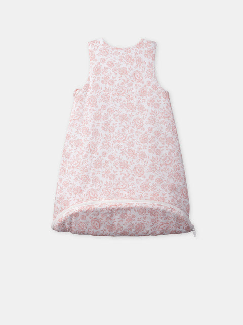 Lined Floral Print Cotton Sleeping Bag