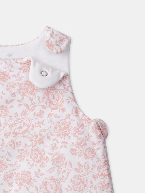 Lined Floral Print Cotton Sleeping Bag