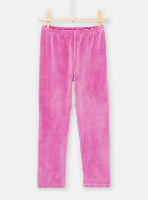 Pink Alpaca Print Glow In The Dark Velour Pyjamas