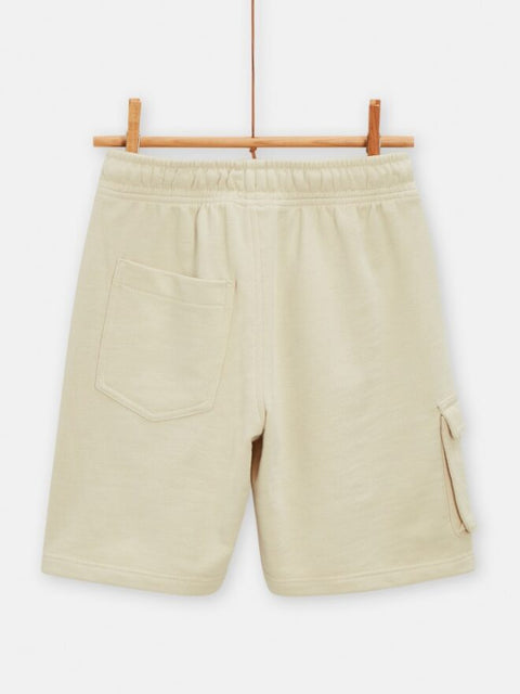 Cream Cotton Rich Cargo Shorts