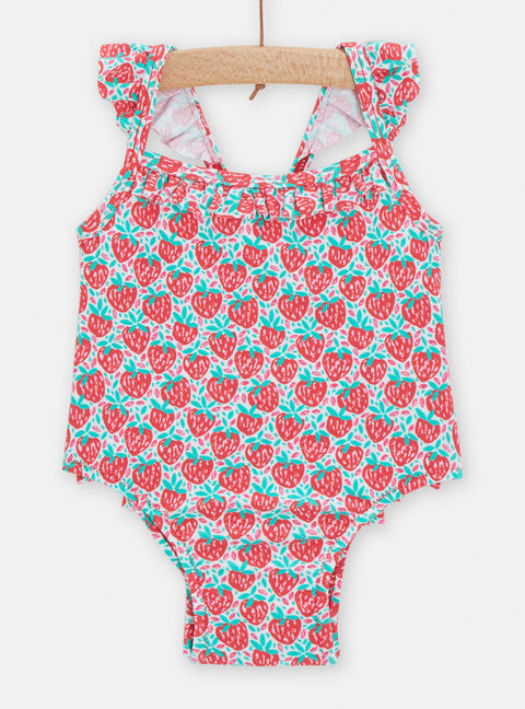 Strawberry Print Swimsuit