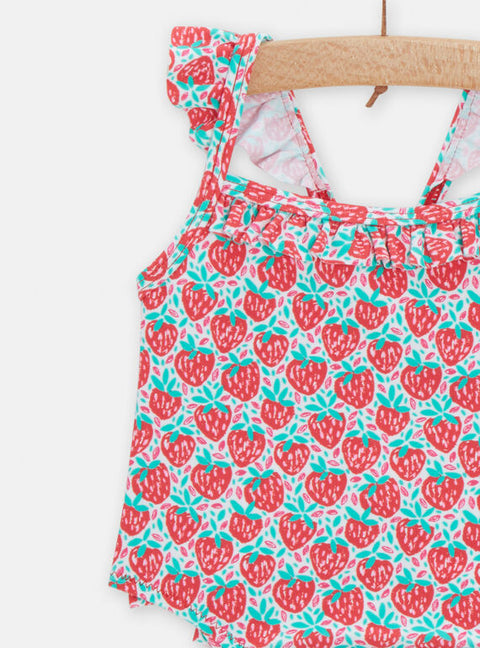 Strawberry Print Swimsuit