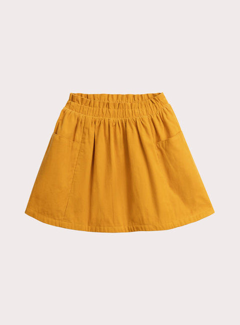 Reversible Yellow Corduroy Skirt