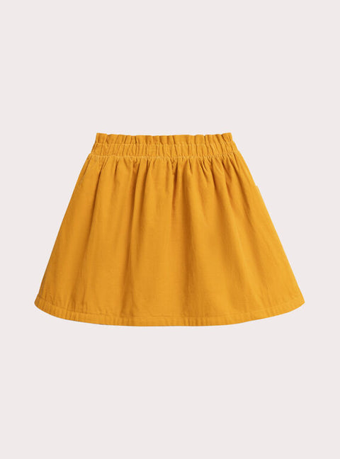 Reversible Yellow Corduroy Skirt