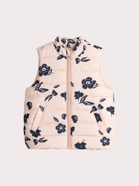 Pink Sleeveless Jacket