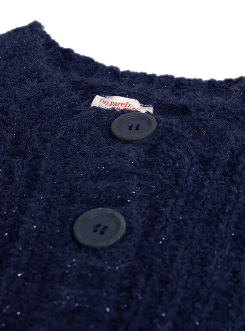 Navy Cotton Rich Cardigan