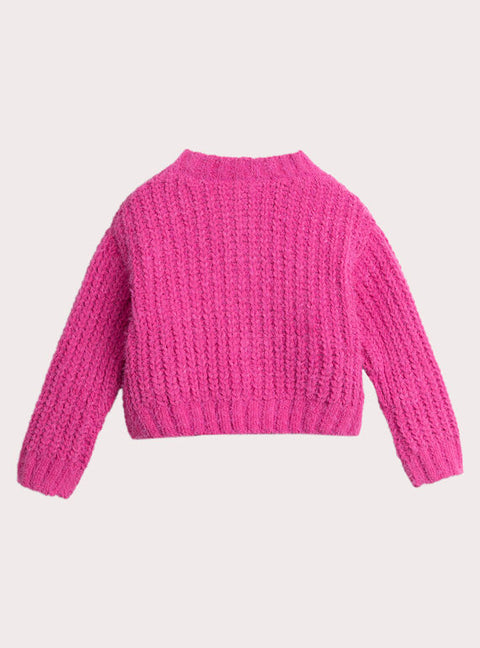 Pink Cotton Rich Cardigan