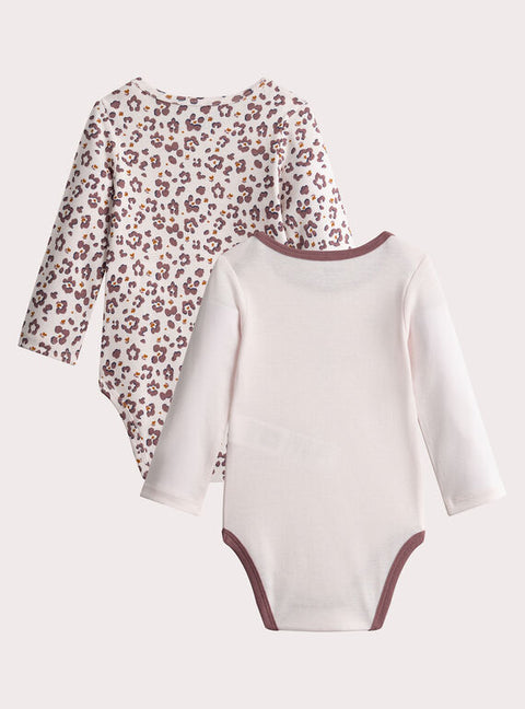 2 Pack Printed Cotton Bodysuit