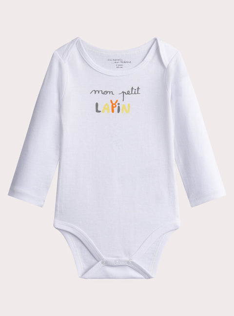 White 2 Pack Cotton Bodysuit