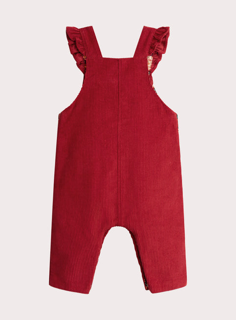 Red Lined Corduroy Dungarees