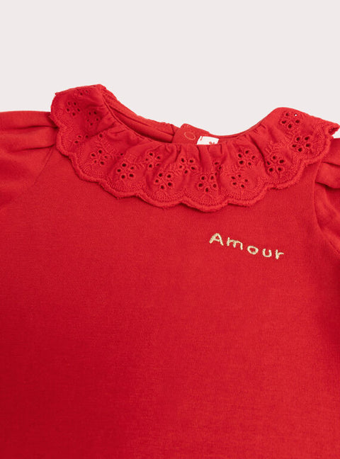 Red Cotton T-shirt