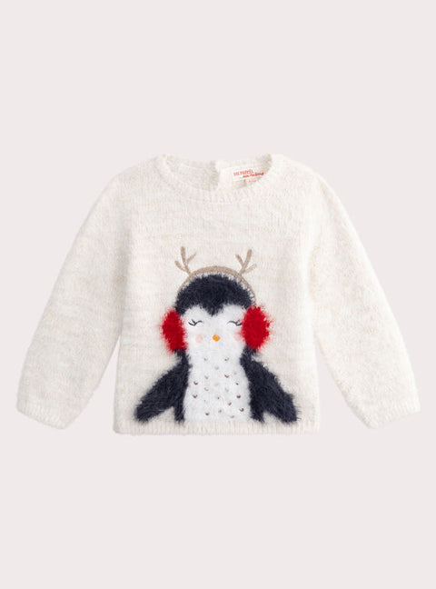 Cream Penguin Animation Jumper