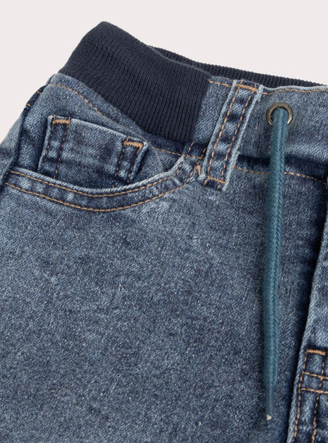 Micropolar Lined Blue Denim Jeans