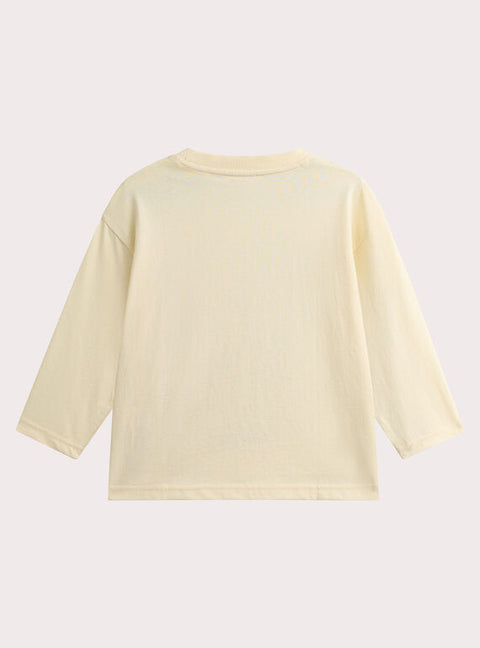 Cream Cotton T-shirt