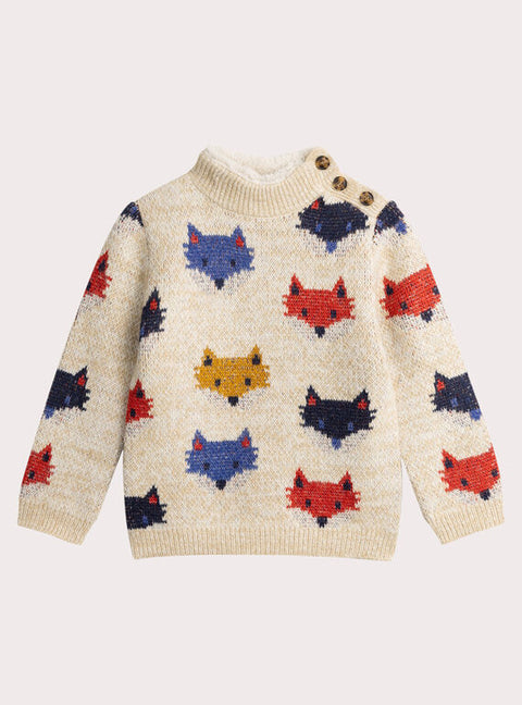 Cream Fox Animation Jumper