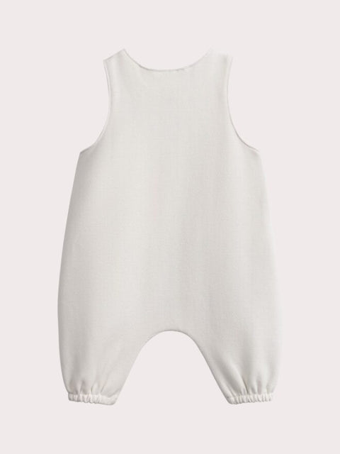 Cream Newborn Cotton Bodysuit